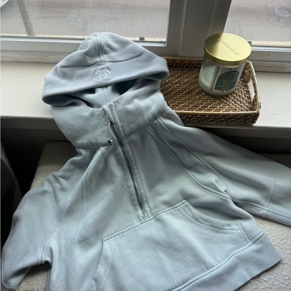 Lululemon Teal Scuba Blue Pullover Hoodie